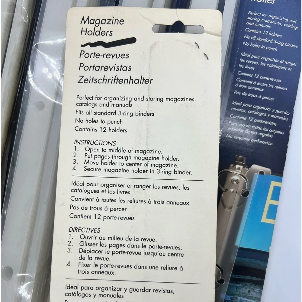 Magazine Holders for 3 Ring Binders Lot of 60